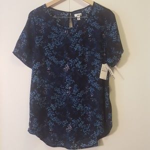 Printed Woven Top, NWT, Sz XL, Nordstrom Rack